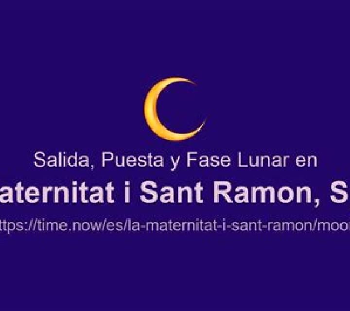 Luna la Maternitat i Sant Ramon escort